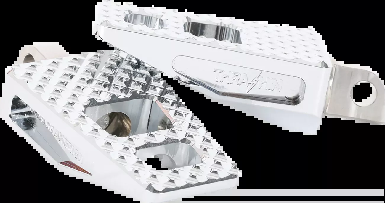 Thrashin Supply Co. P-54 Footpegs - Front/Rear - Chrome - TSC-2020-3-D