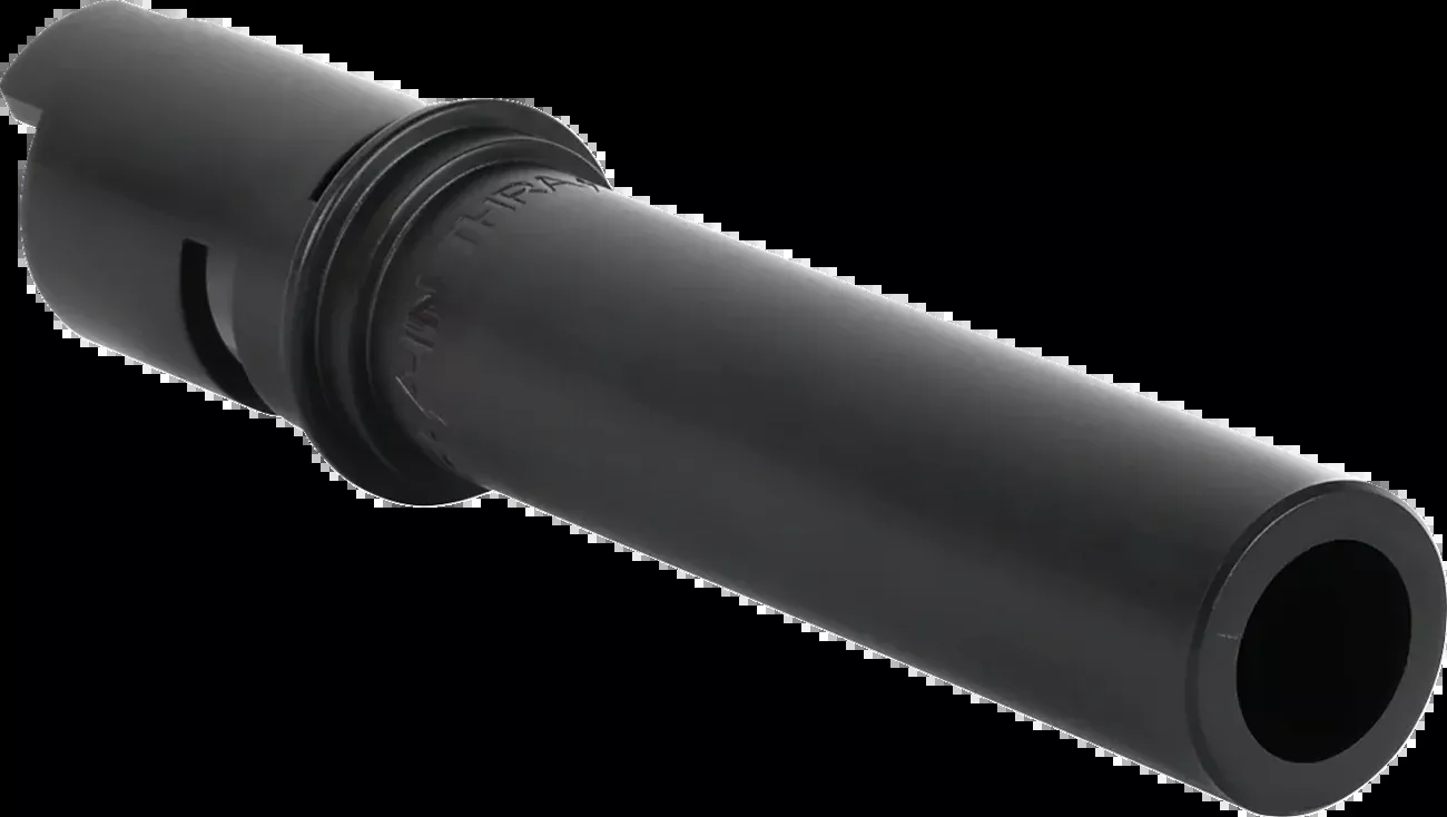 Thrashin Supply Co. Throttle Tube - Smooth - 1" - Touring TBW - Black - TSC-2805-1