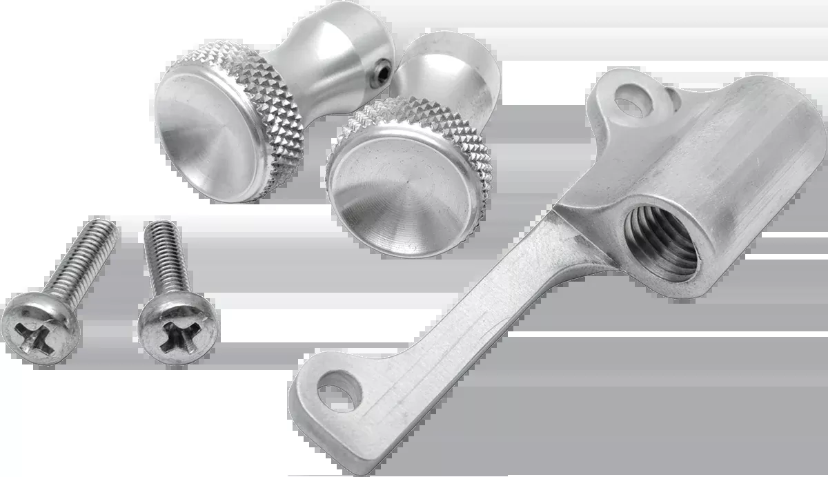 Todds Cycle Chrome Mikuni Carburetor Choke Bracket Kit for Harley Davidson