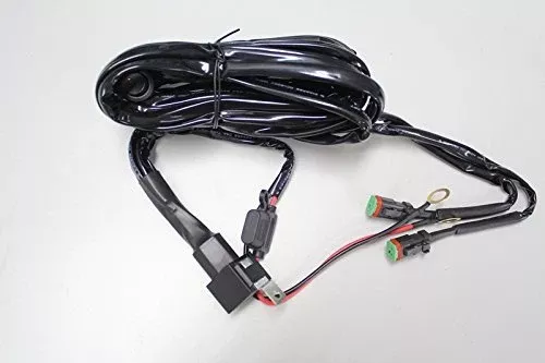 Totron Low Amp Two Light Connector Full Wire Harness With Switch, Fuse, and Relay