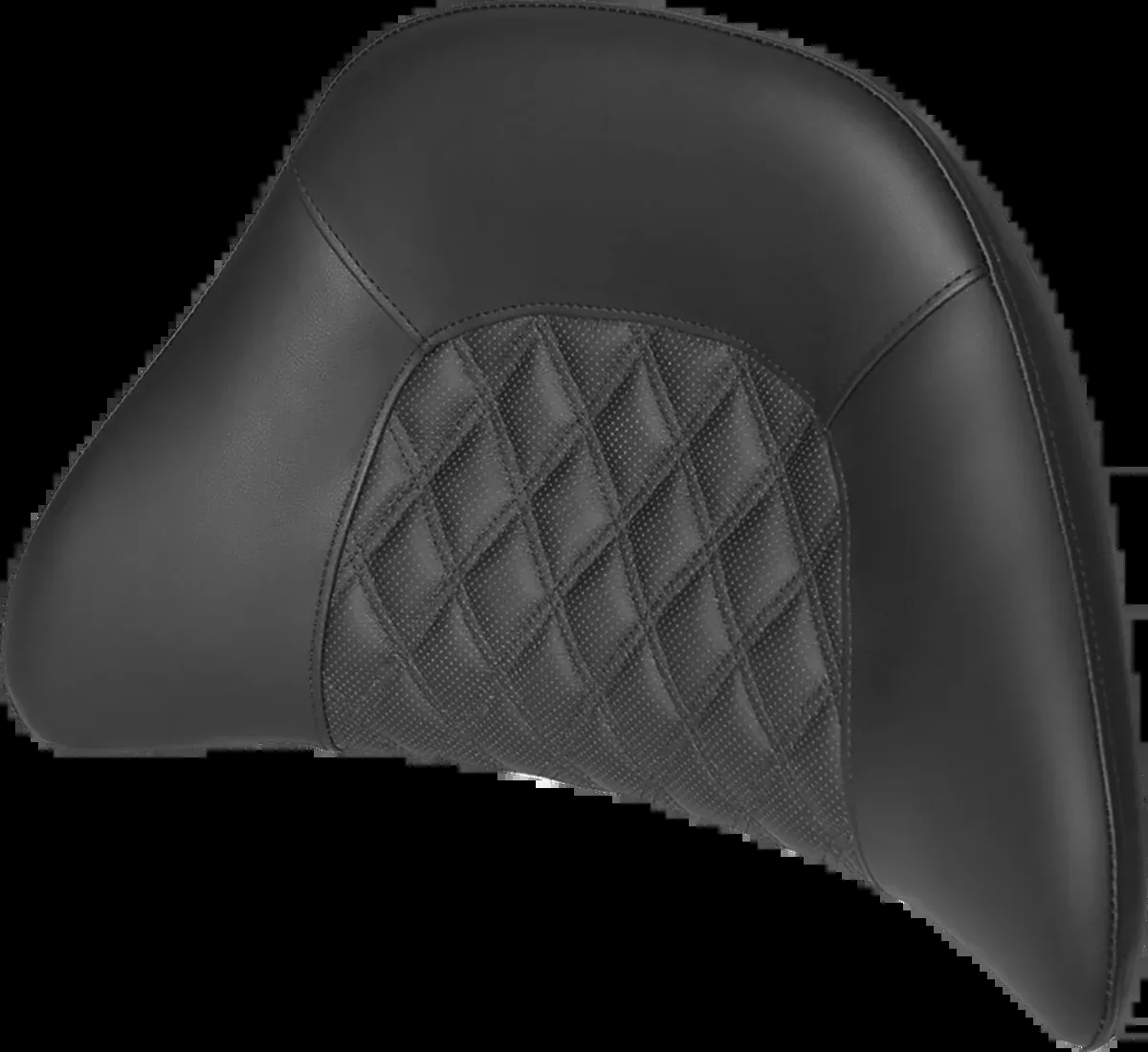 Tour-Pak Backrest Pad - Lattice Stitched - Black