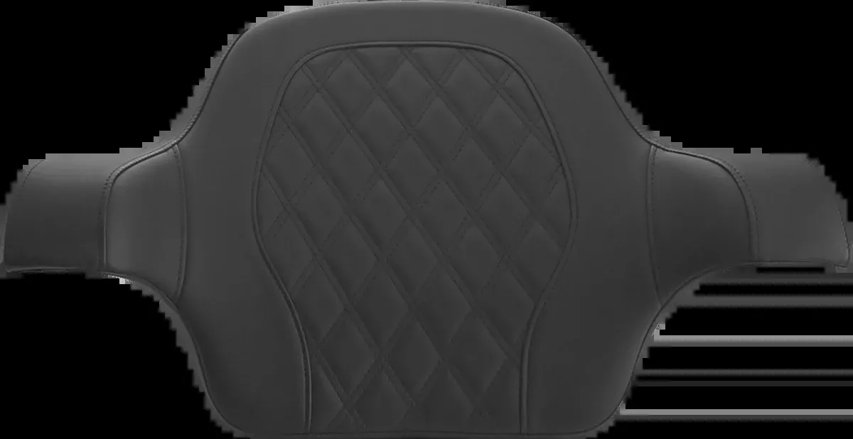 Tour-Pak Backrest Pad - Step-Up - Lattice Stitch - Black - FL '14-'23