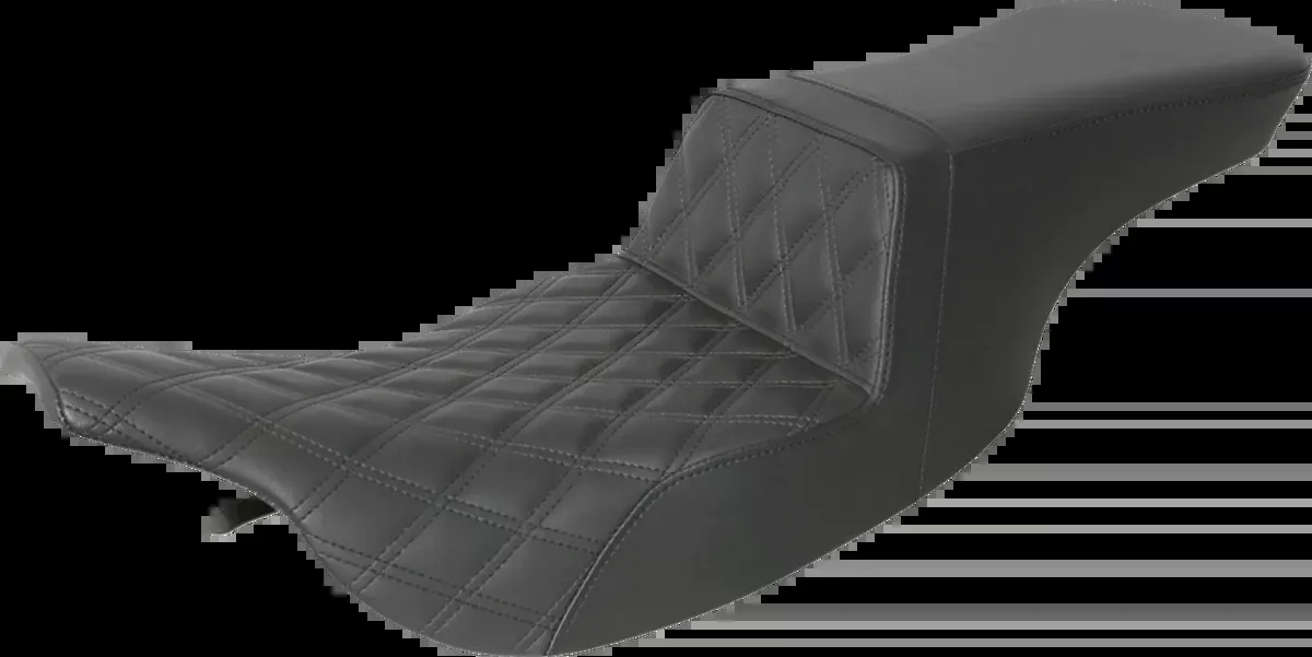 Tour Step-Up Seat - Front Lattice Stitch - Black - FL '97-'07