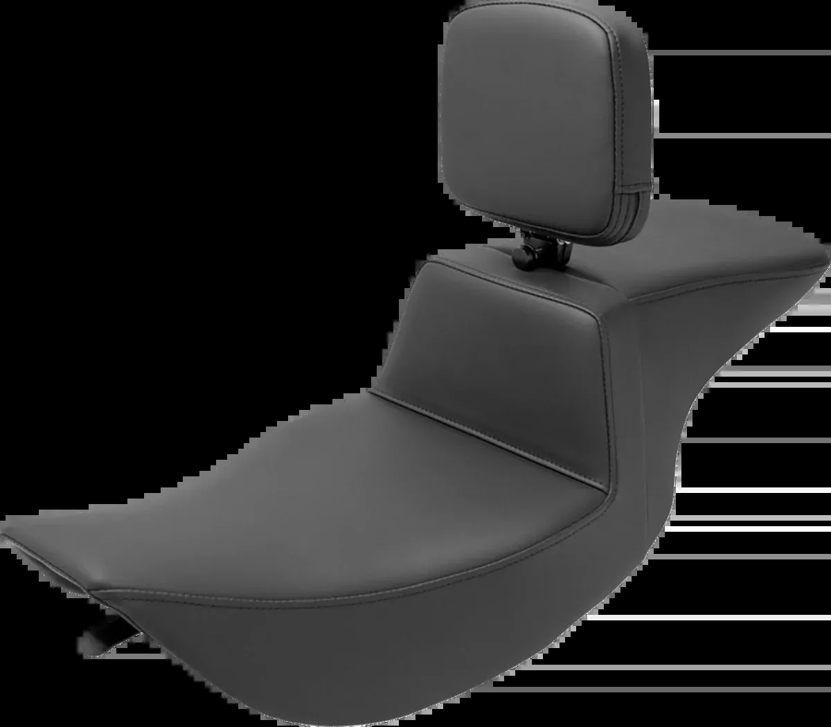 Tour Step-Up Seat - Rider Backrest - Plain - FLHR/FLHX '97-'07