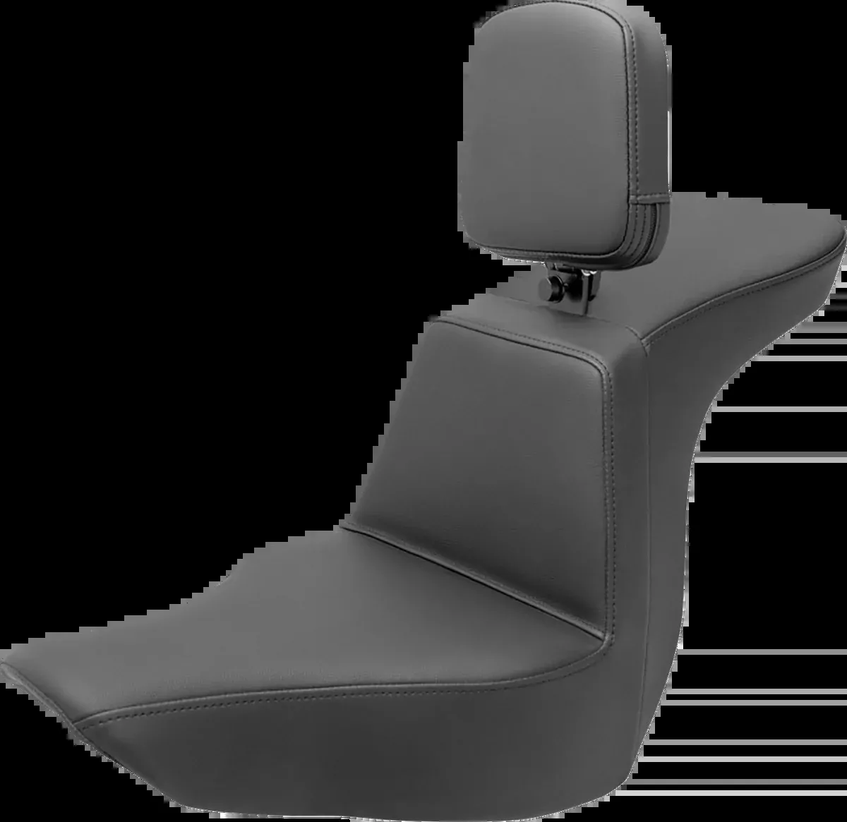 Tour Step-Up Seat - Rider Backrest - Plain - FLSB/FXLR '18-'24