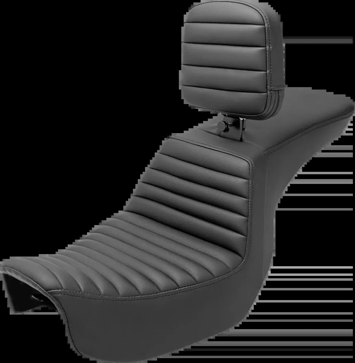 Tour Step-Up Seat - Rider Backrest - Tuck-n-Roll - Dyna '06-'17