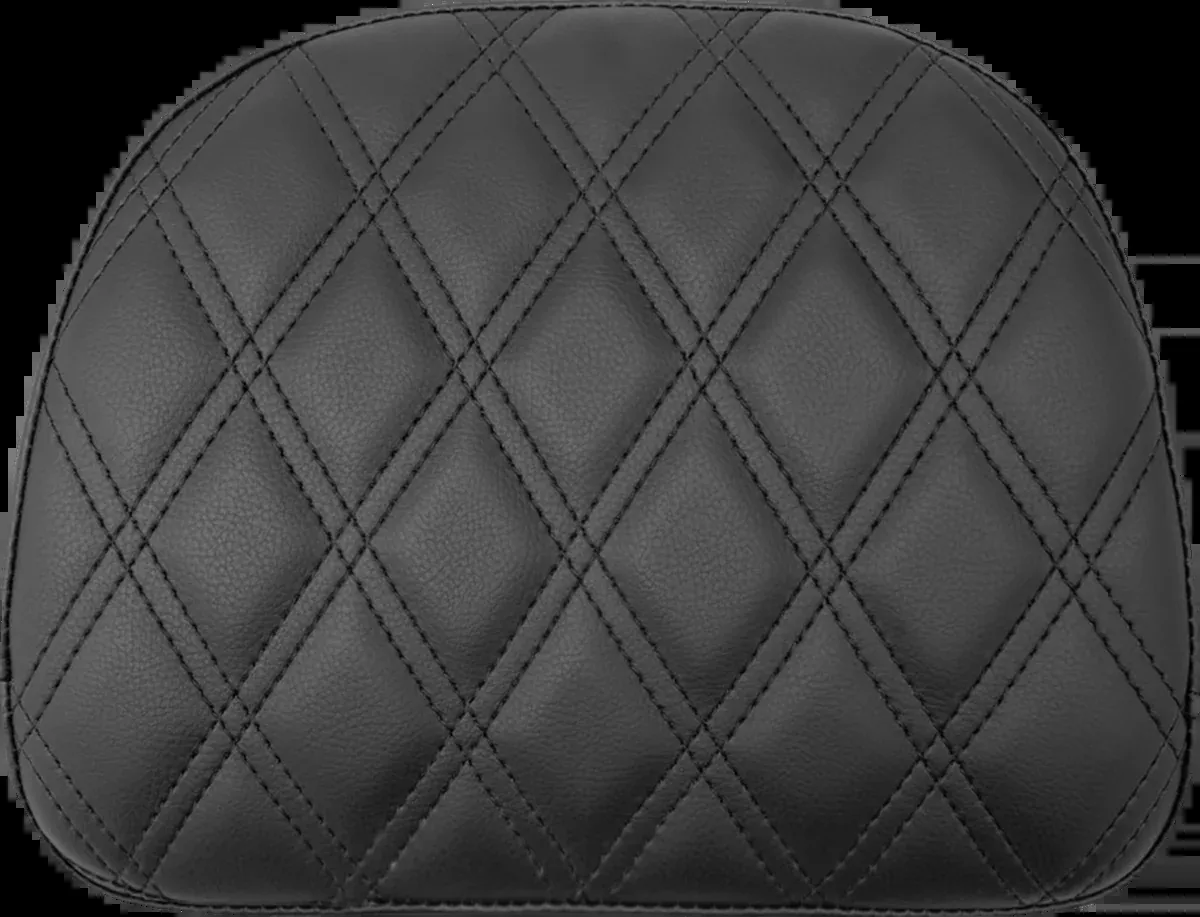 Touring Sissy Bar Pad - Black - Lattice Stitch - Indian '14-'22