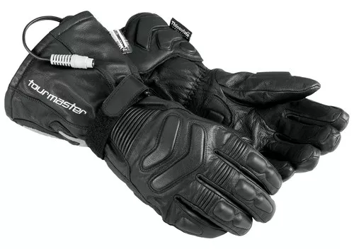 Tourmaster Synergy 2.0 Electrically Heated Leather Motorcycle Gloves