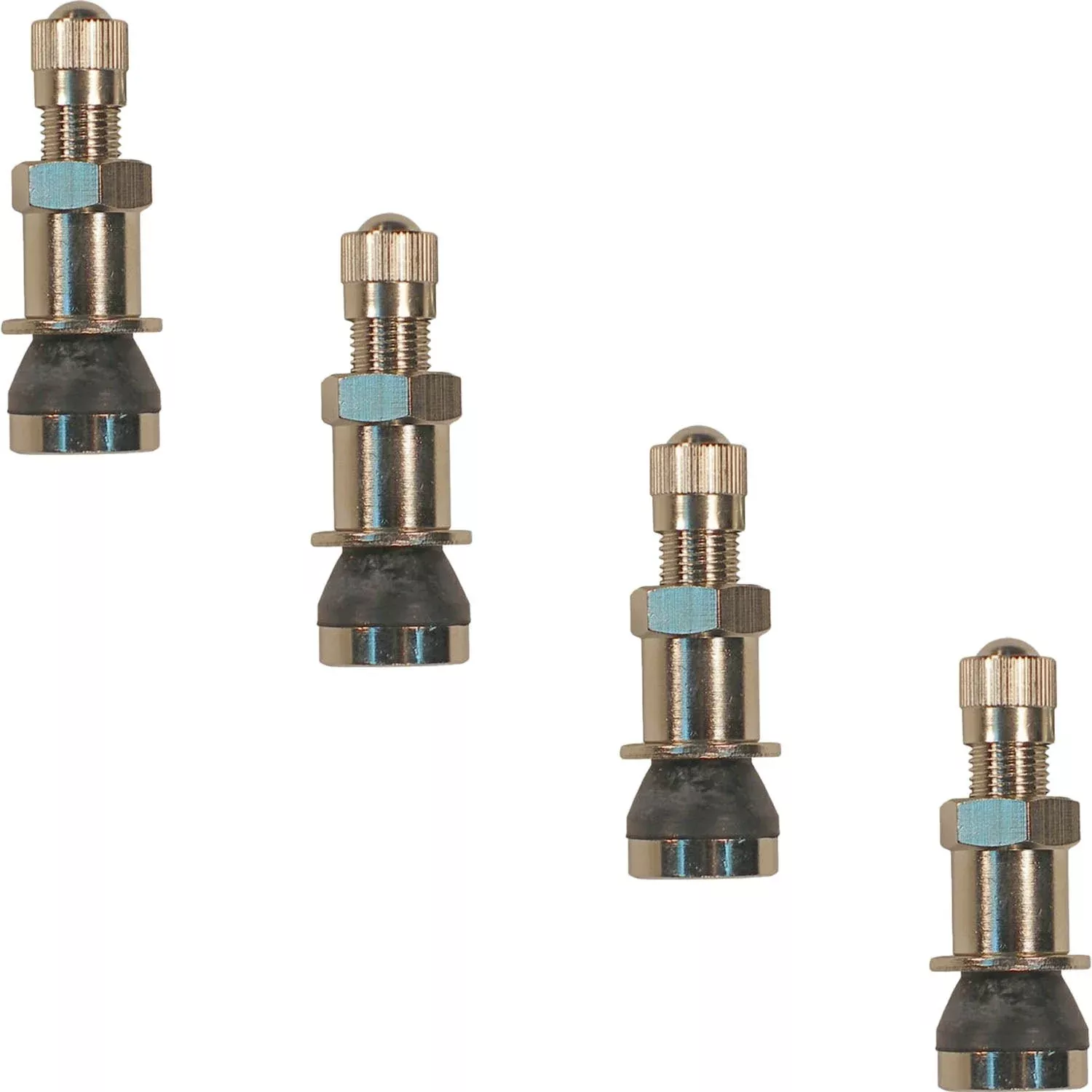TR416CS 1-1/4″ Clamp In Tapered Grommet Valve Stem for .453 .625 Holes Pack of 4