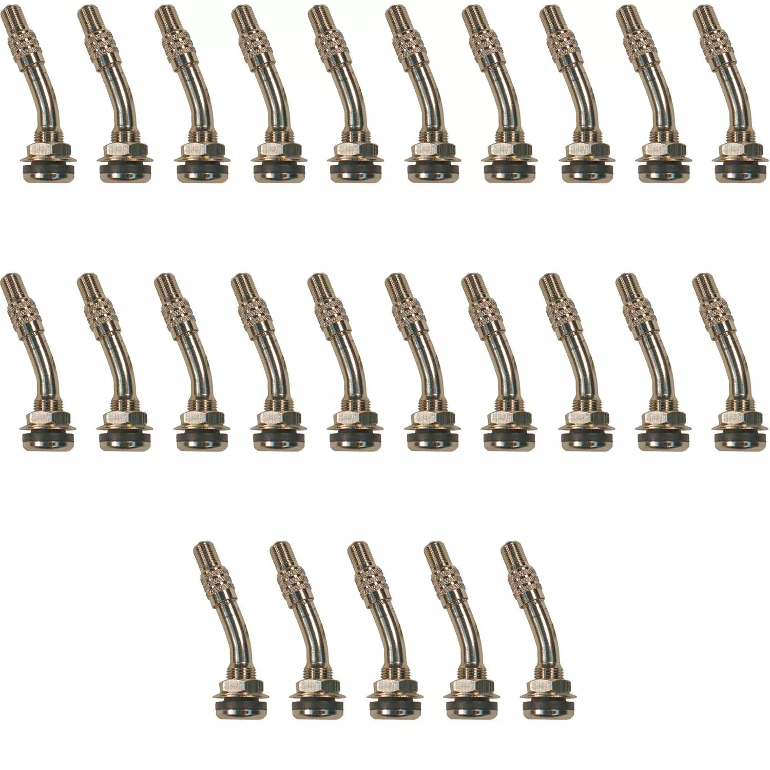 TR416MC 2″ Bent Clamp In High Pressure Valve Stem for Dual Wheels Pack of 25
