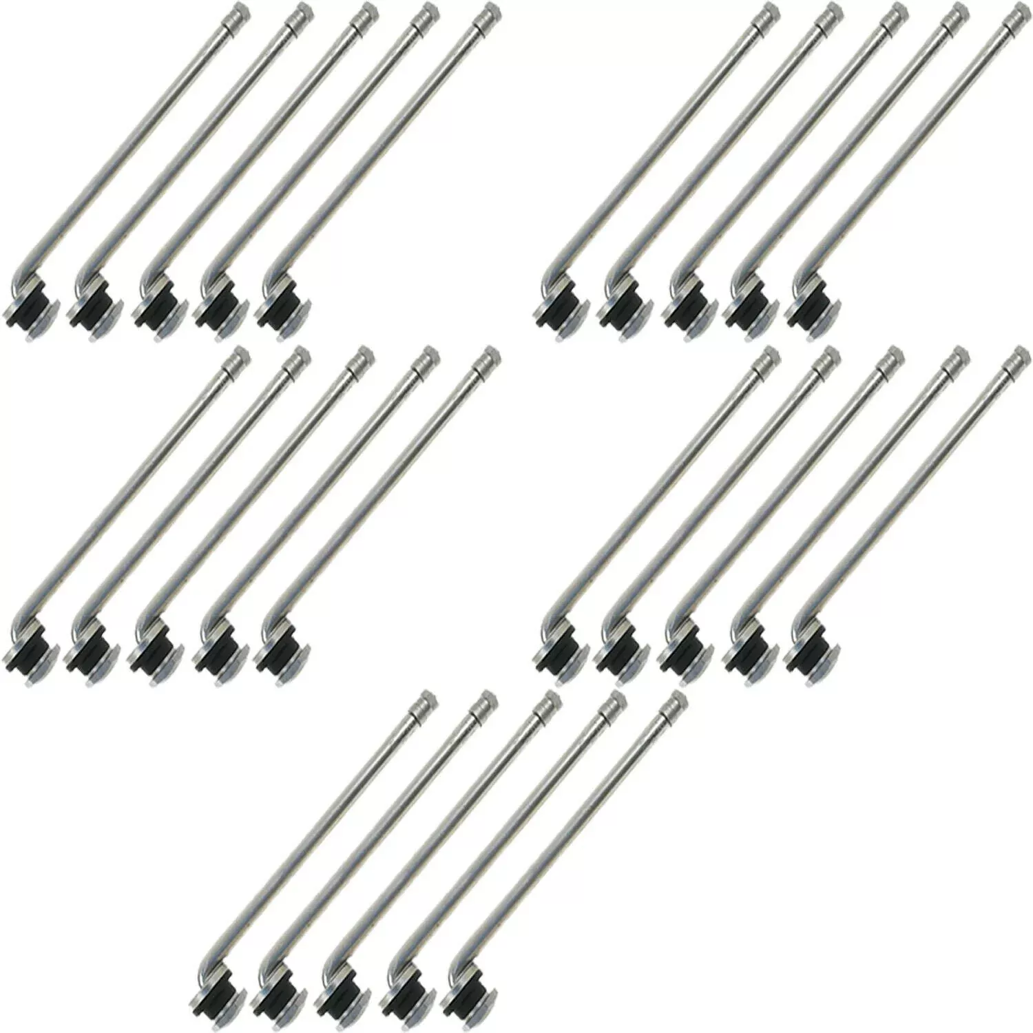 TR510 5-1/2″ 90° Valve Stem for Drop-Center Aluminum Disc Wheel with .625 Valve Hole Pack of 10