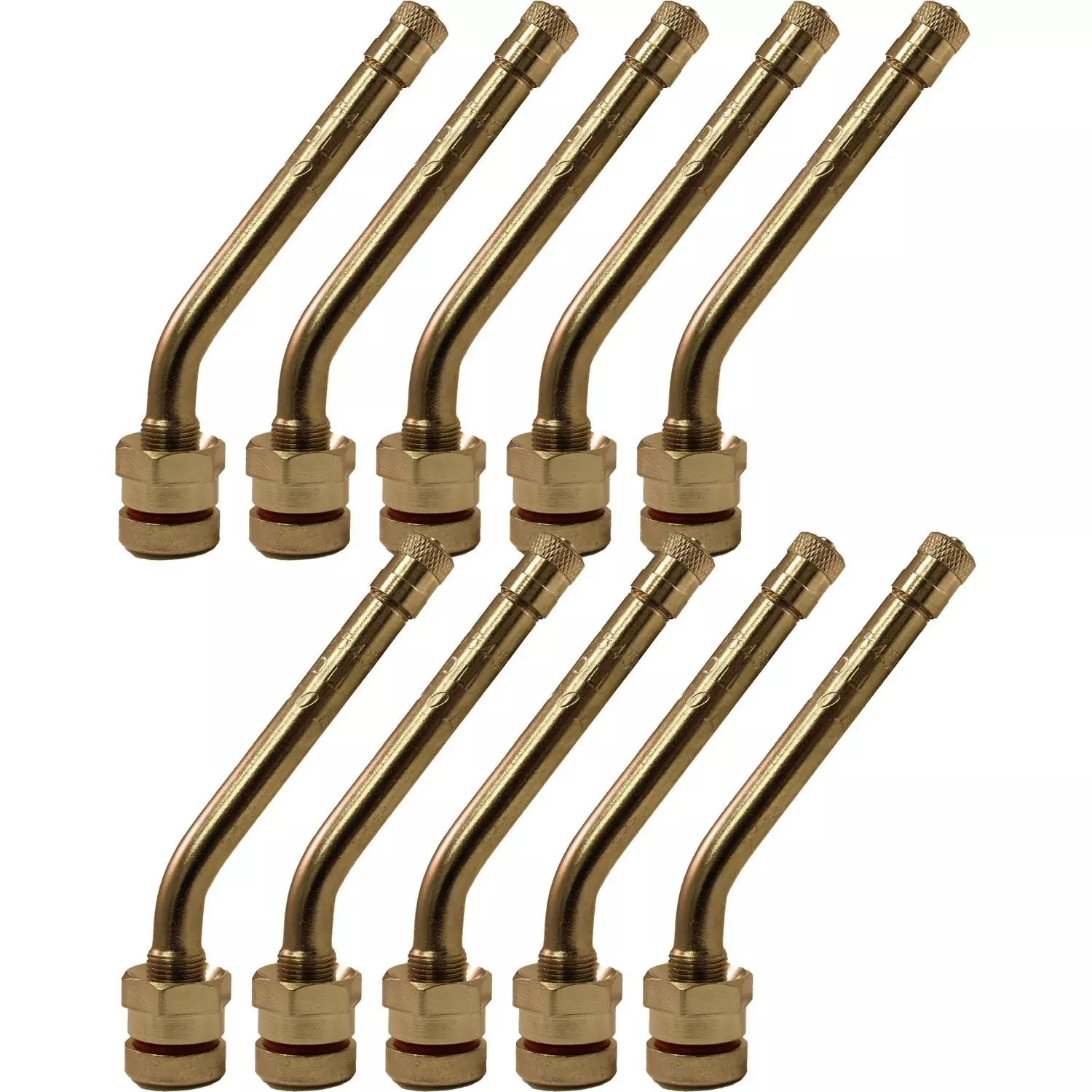 TR545C .98″ x 2.6″ with 36° Bend Aluminum Wheel Truck Valve Stem Pack of 10
