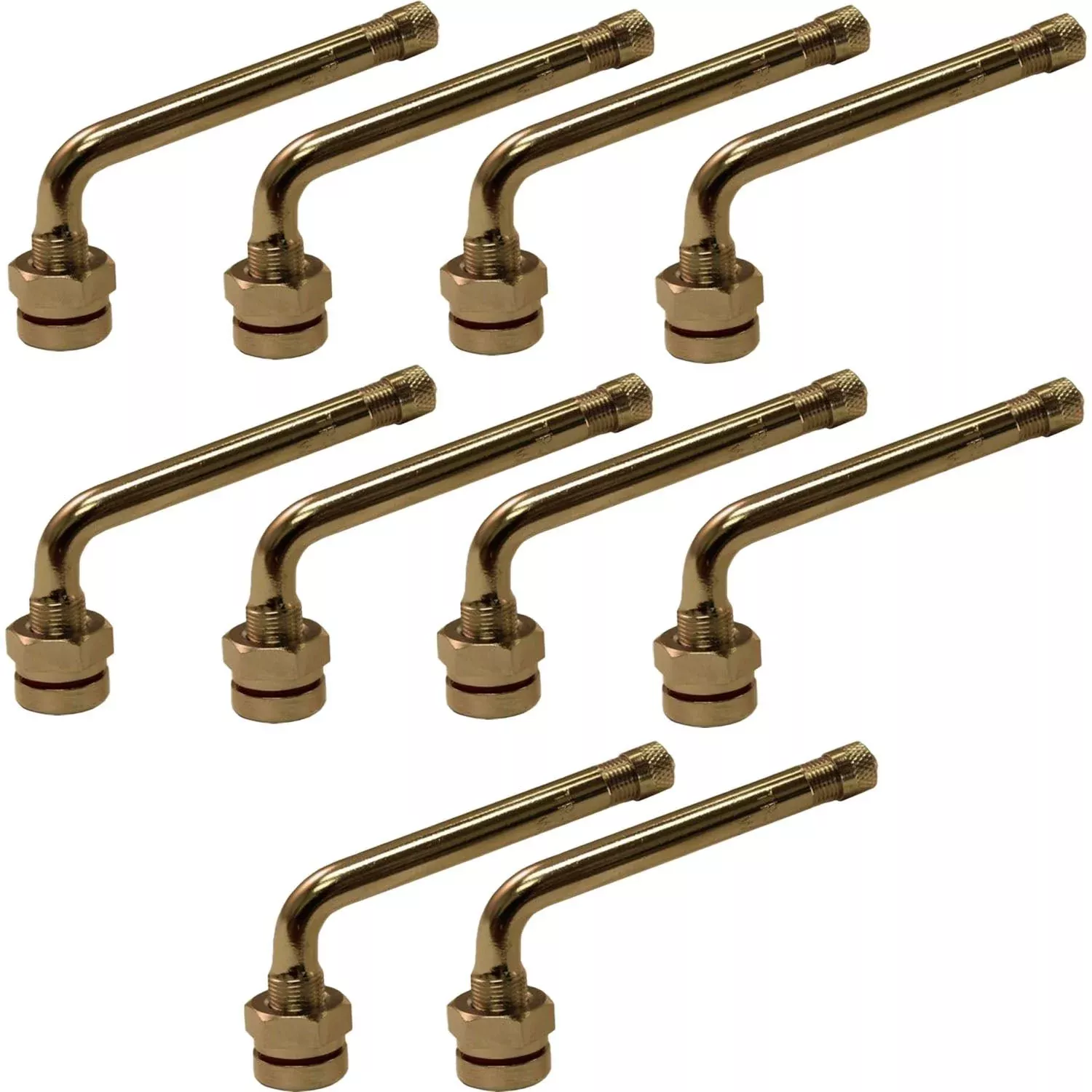 TR545E .98″ x 2.6″ with 75° Bend Aluminum Wheel Truck Valve Stem Pack of 10