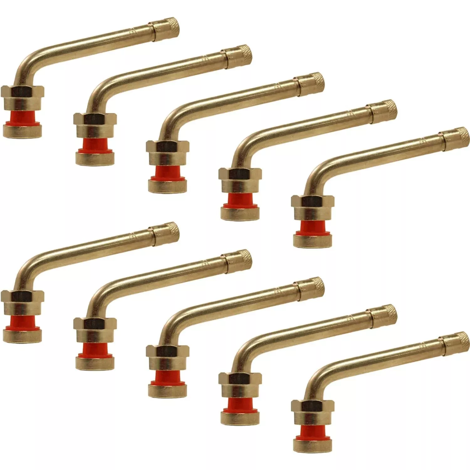 TR555E .98″ x 2.6″ with 75° Bend Aluminum Wheel Truck Valve Stem Pack of 10