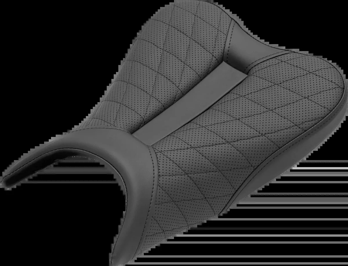 Track Seat - Lattice Stitch - Black - Ninja 400 '18-'22