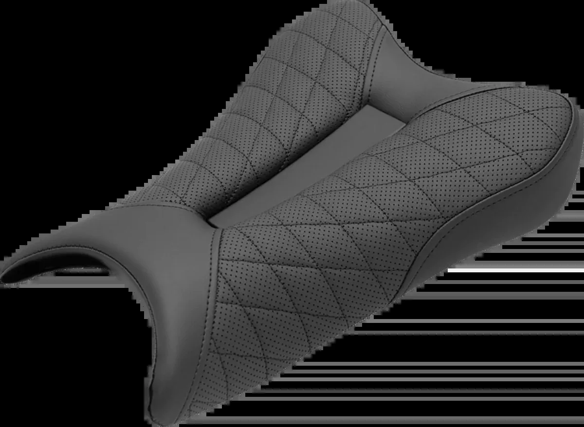 Track Seat - Lattice Stitch - Black - ZX6R '19-'22