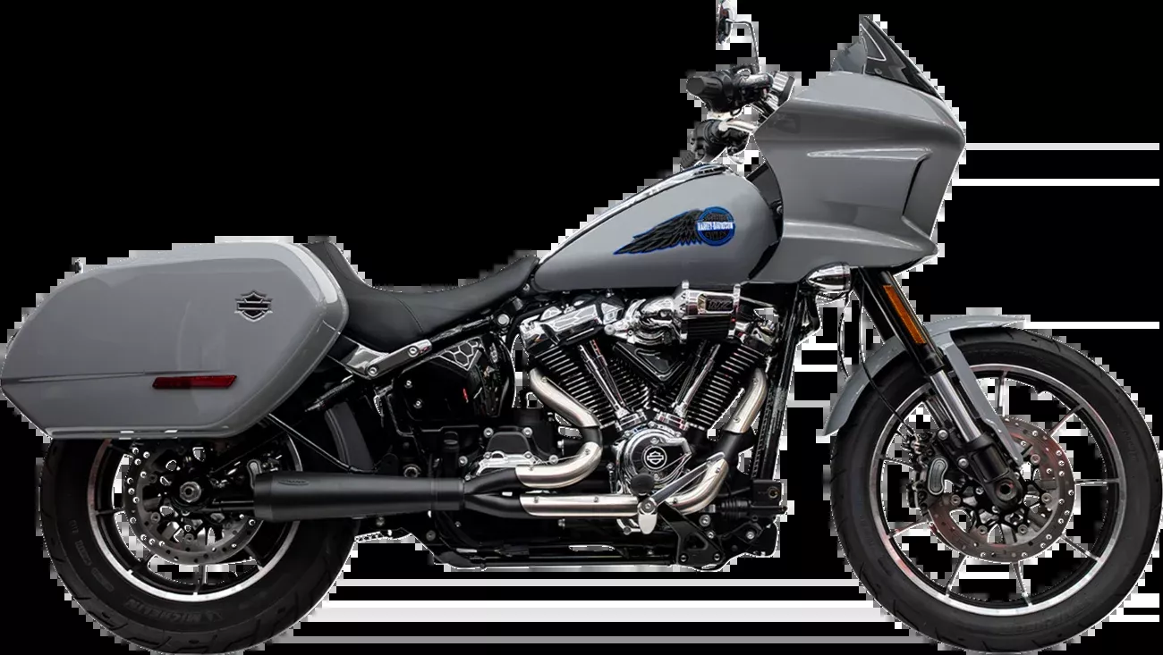 Trask 2-into-1 Assault Exhaust System - Black - Softail M8 - TM-5054BK