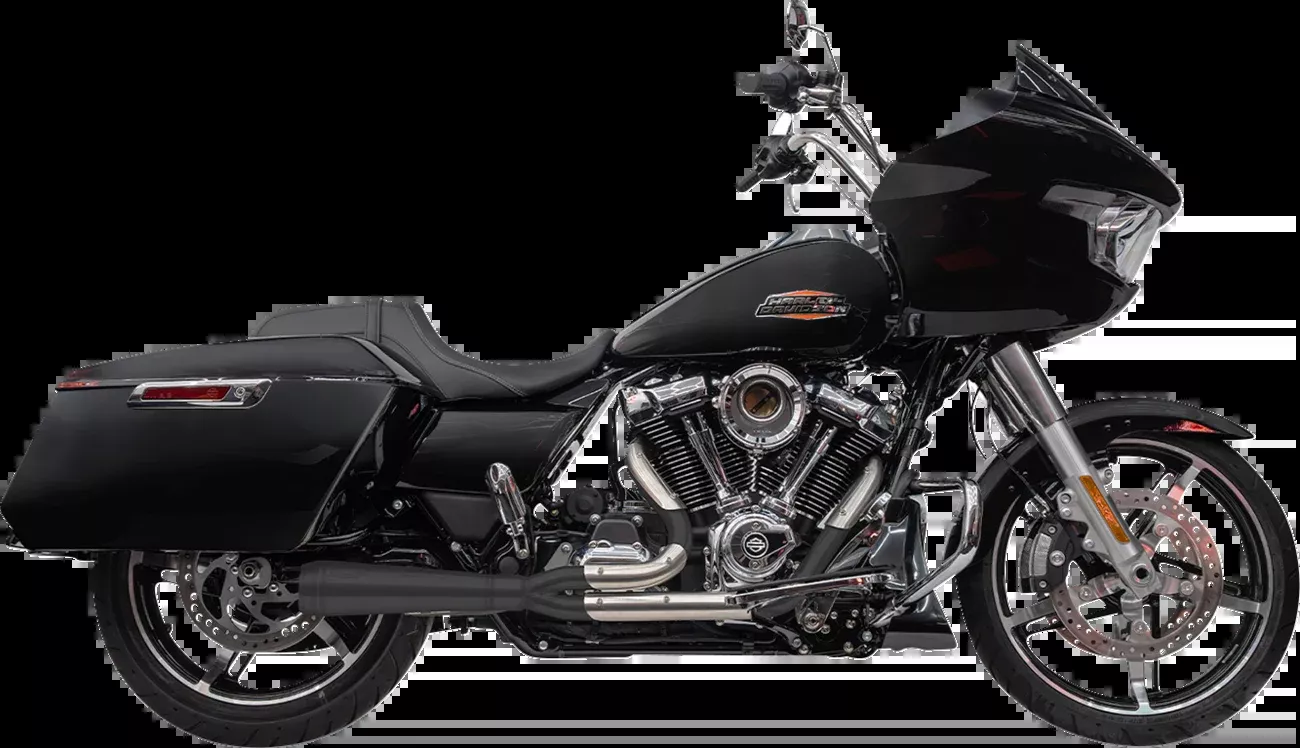 Trask 2-into-1 Assault Exhaust System - Black - Touring M8 - TM-5011BK