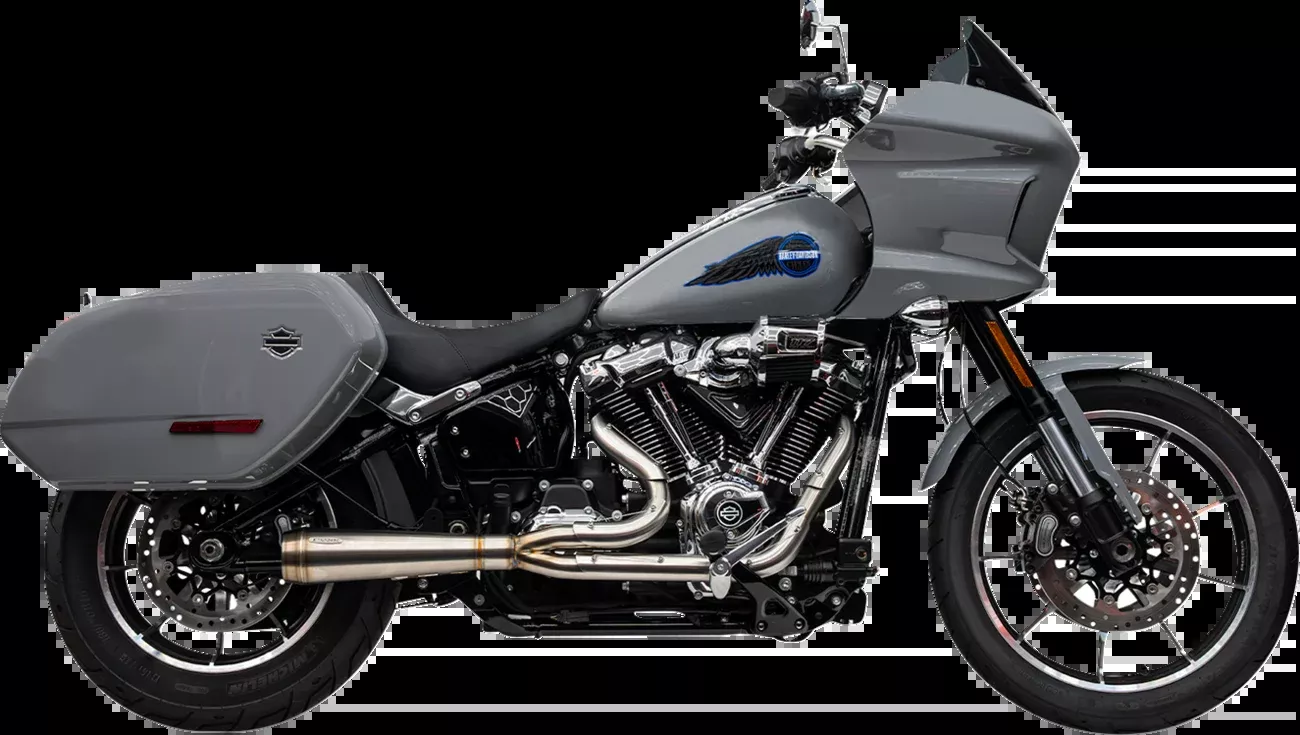 Trask 2-into-1 Assault Exhaust System - Stainless Steel - Softail M8 - TM-5054