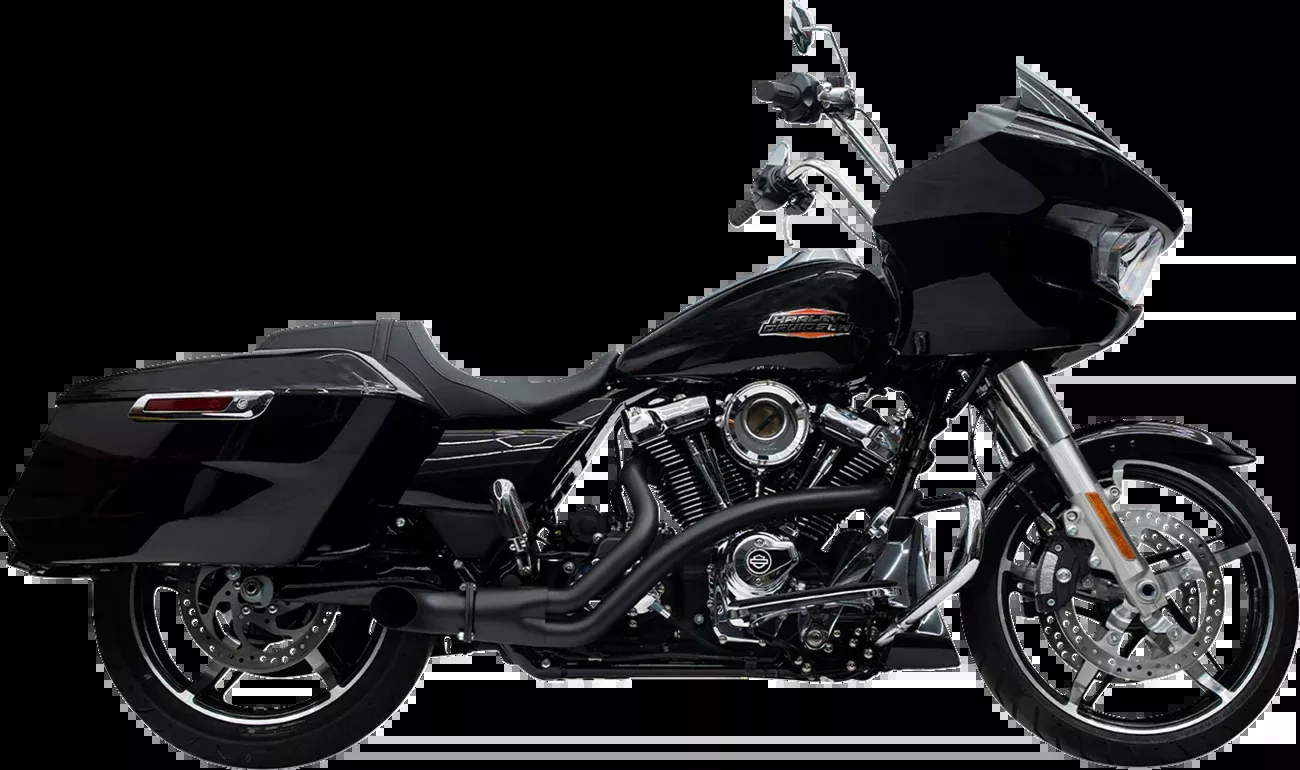 Trask 2-into-1 BMF Exhaust System - M8 - Black - TM-5765BK