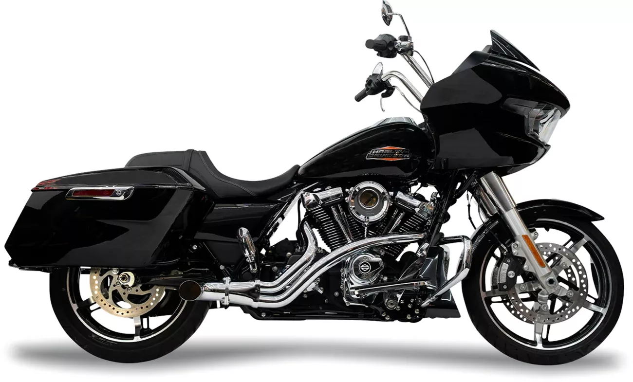 Trask 2-into-1 BMF Exhaust System - M8 - Chrome - TM-5765CH