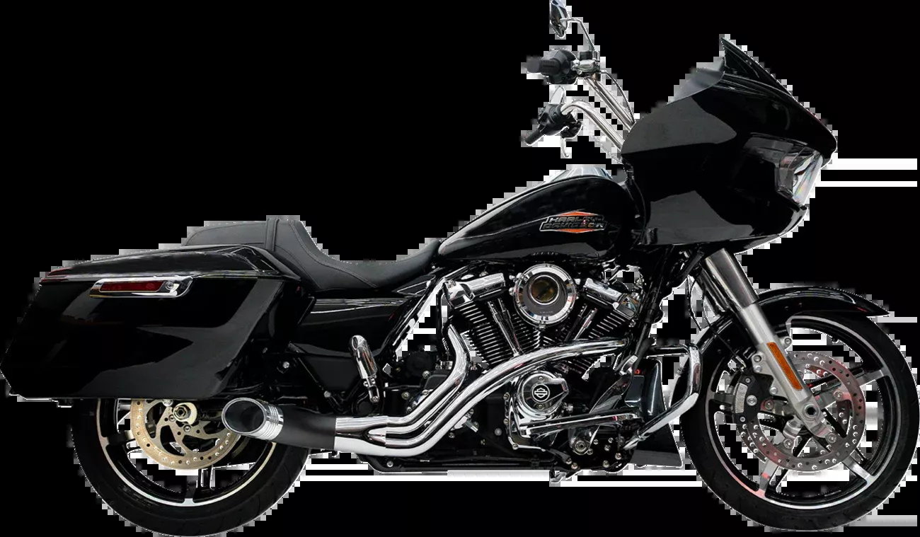 Trask 2-into-1 Up Yours Exhaust System - M8 - Chrome - TM-5760CH
