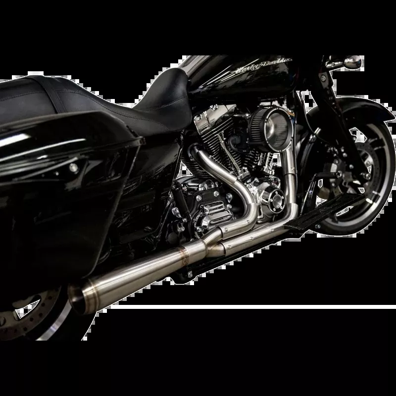 TRASK ASSAULT 2:1 EXHAUST HARLEY DAVIDSON BAGGER MODELS 97-25
