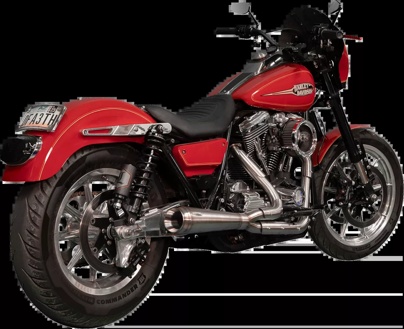 Trask Assault 2:1 Exhaust Systemfor 1984-2000 Harley Davidson FXR Low Rider