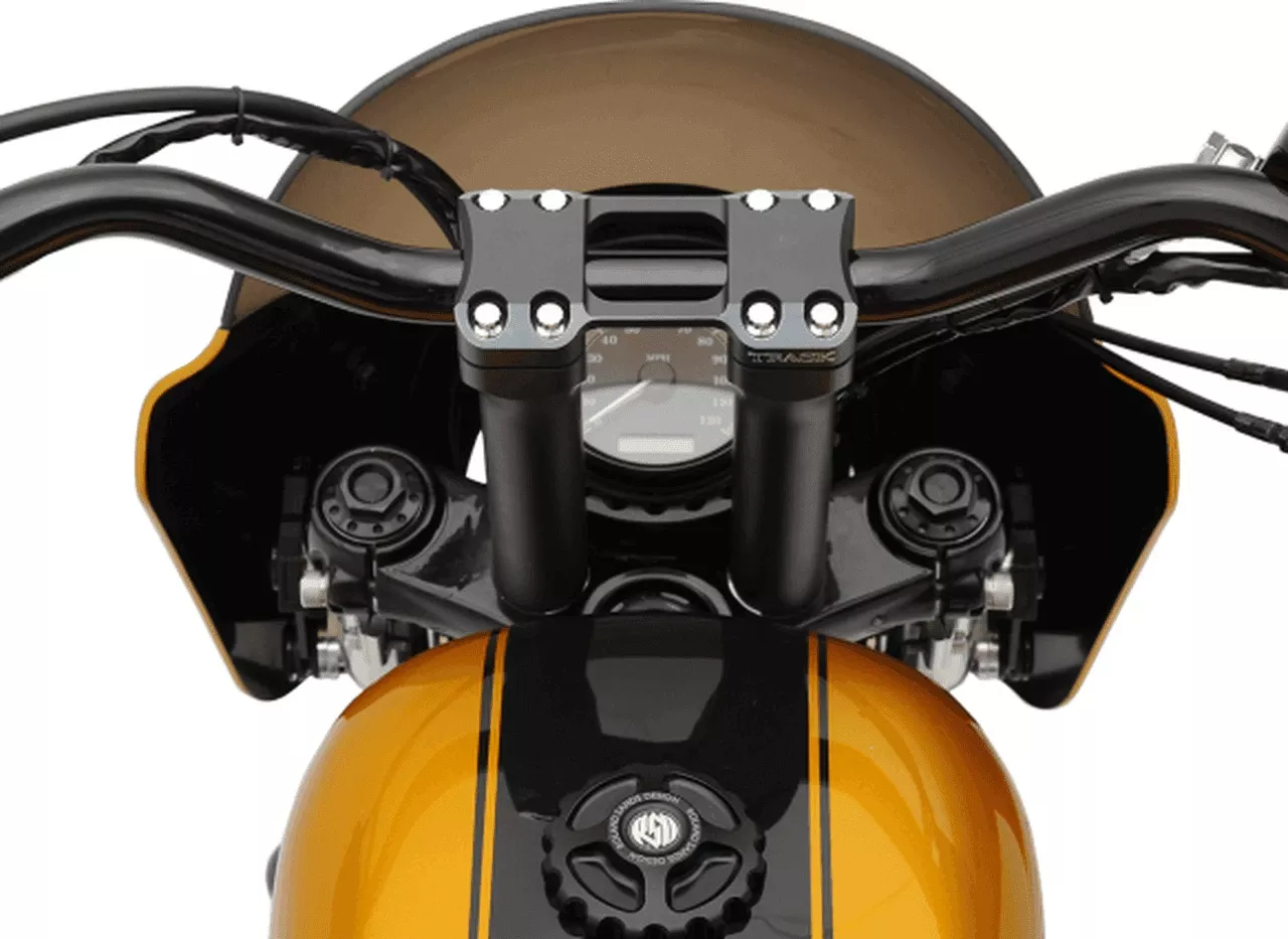 Trask Assault Risers with Clamps for Harley Davidson 1 inch Bars