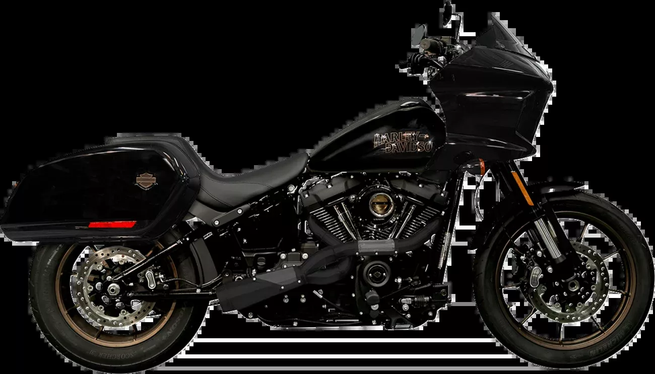 Trask Big Sexy 2-1 Black Exhaust System for 2018-2023 Harley Softail Models FXBB