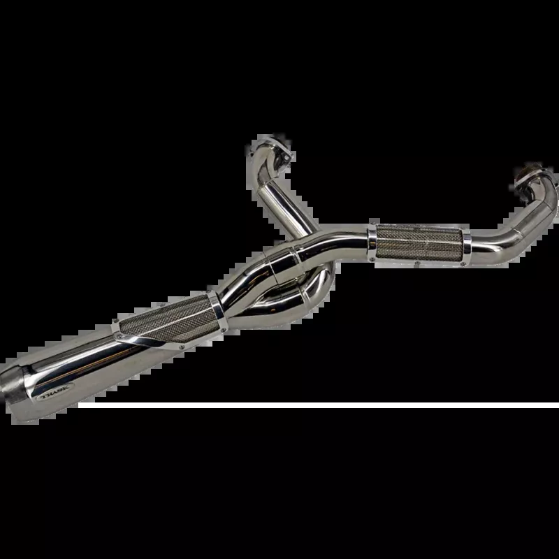 TRASK BIG SEXY 2:1 EXHAUST POLISHED HARLEY DAVIDSON SOFTAILS 18-26