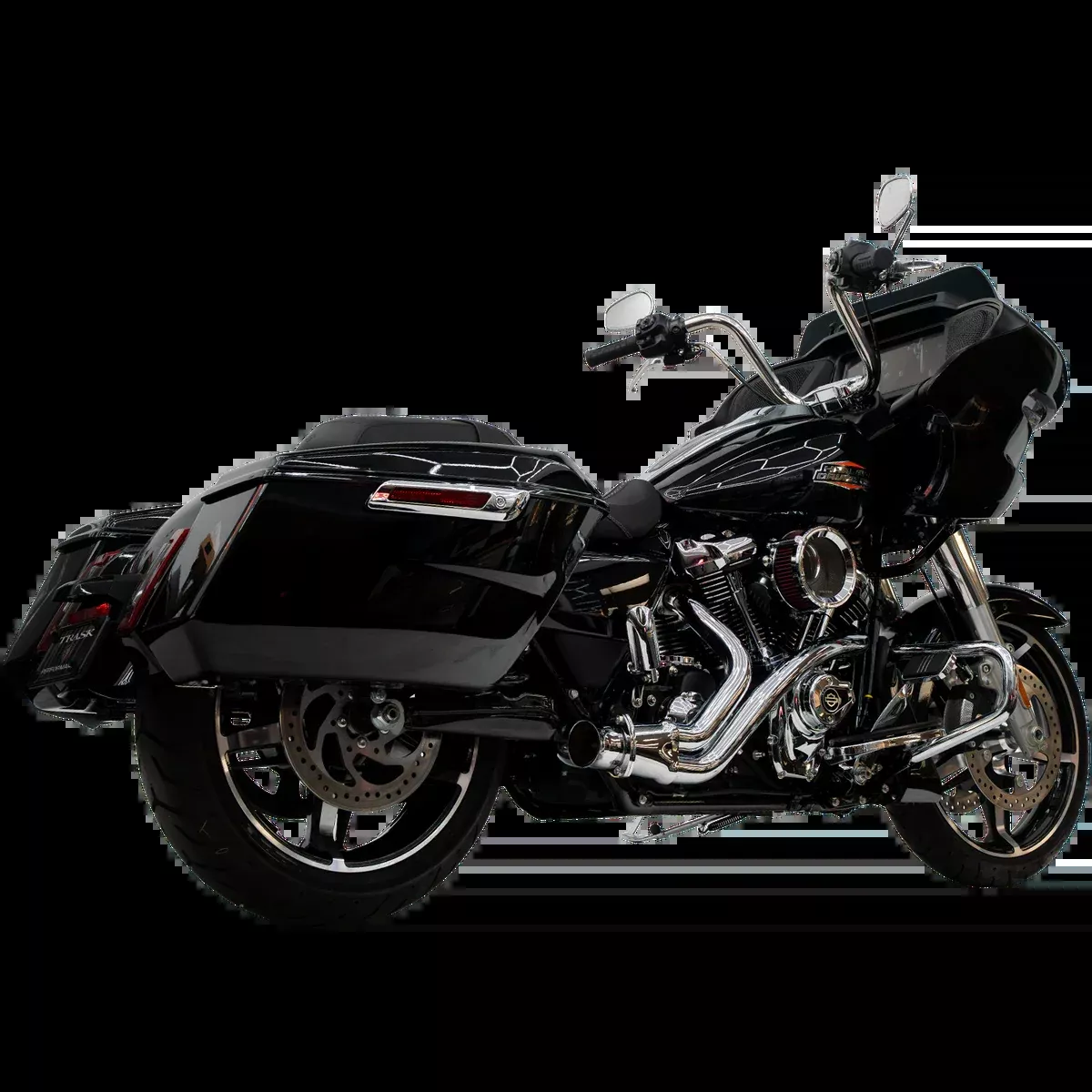 TRASK PERFORMANCE BMF 2:1 EXHAUST HARLEY DAVIDSON BAGGERS 17-25