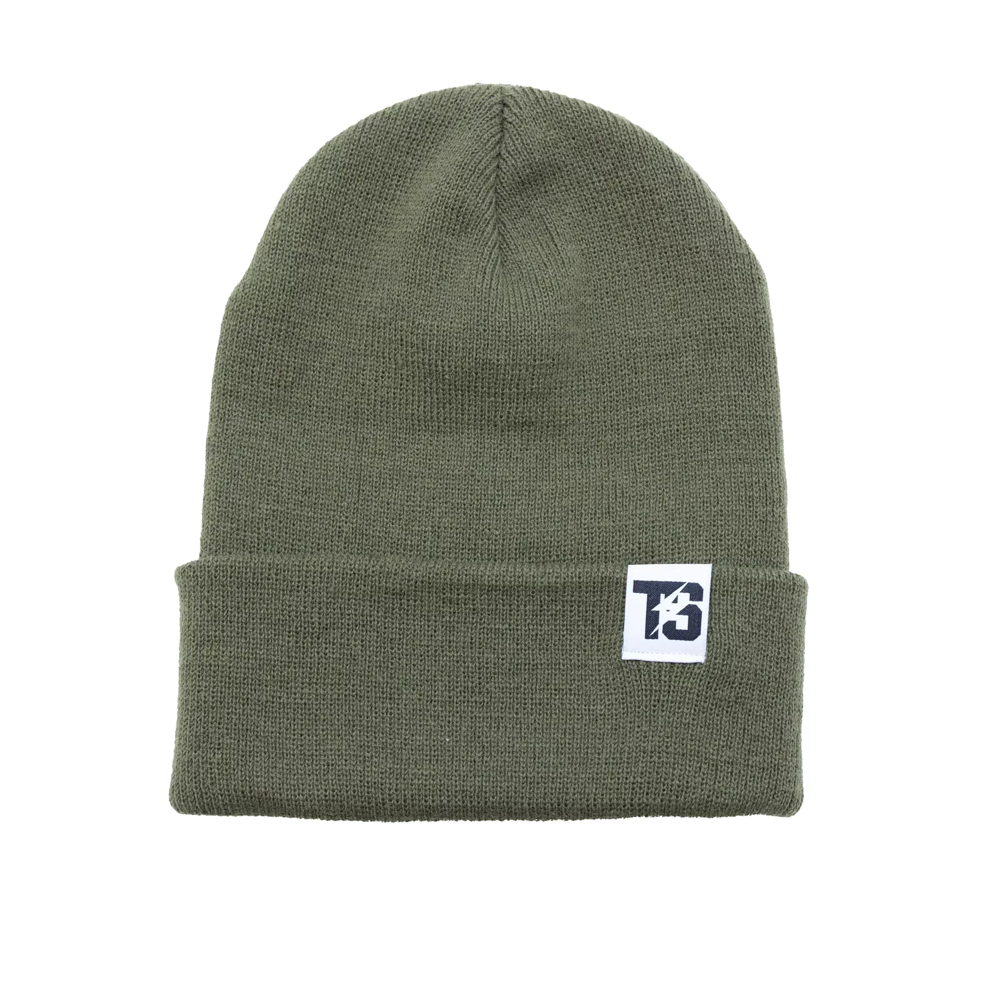Tucker Speed Knit Cuffed Beanie – Olive Green