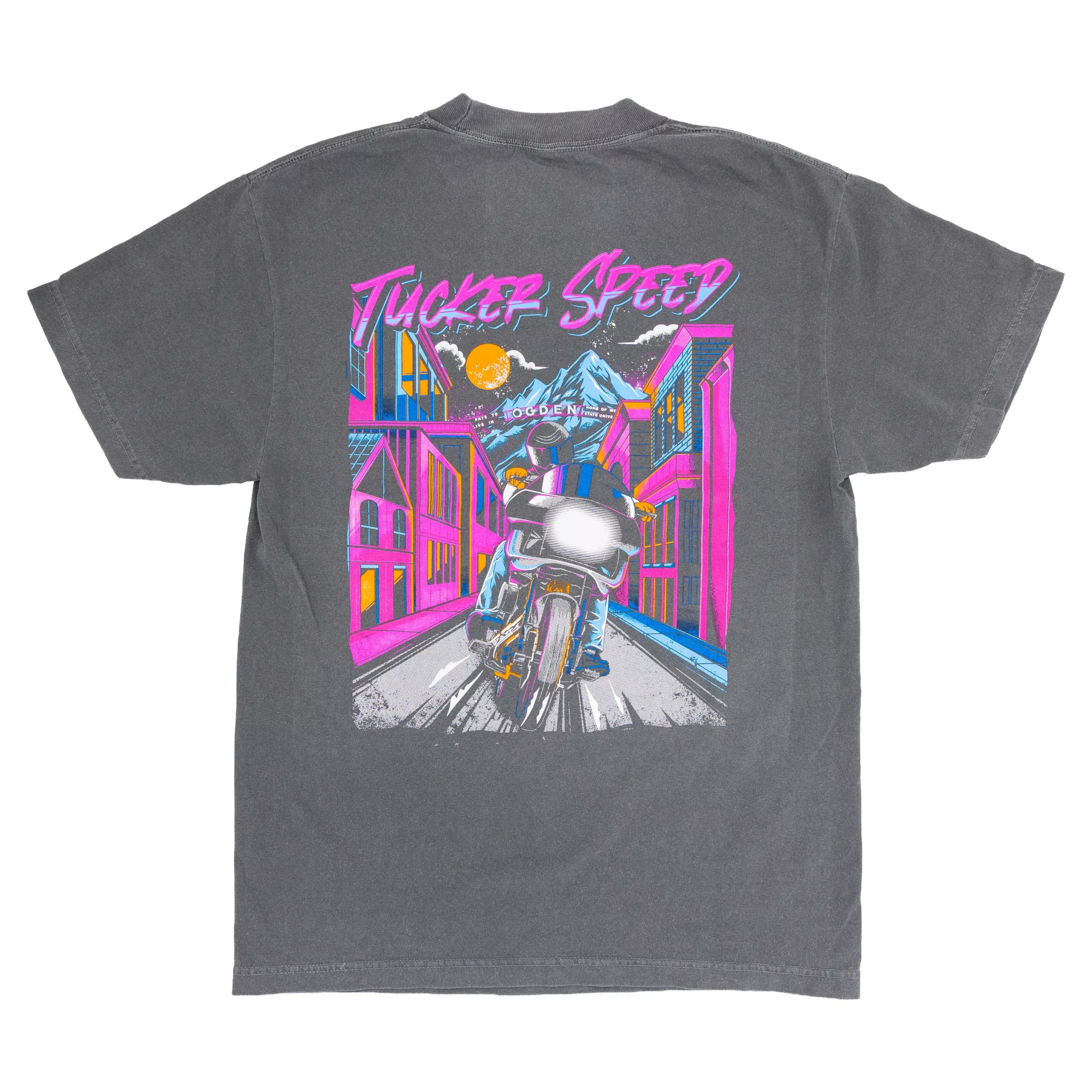 Tucker Speed Ogden Nights T-Shirt – Faded Black