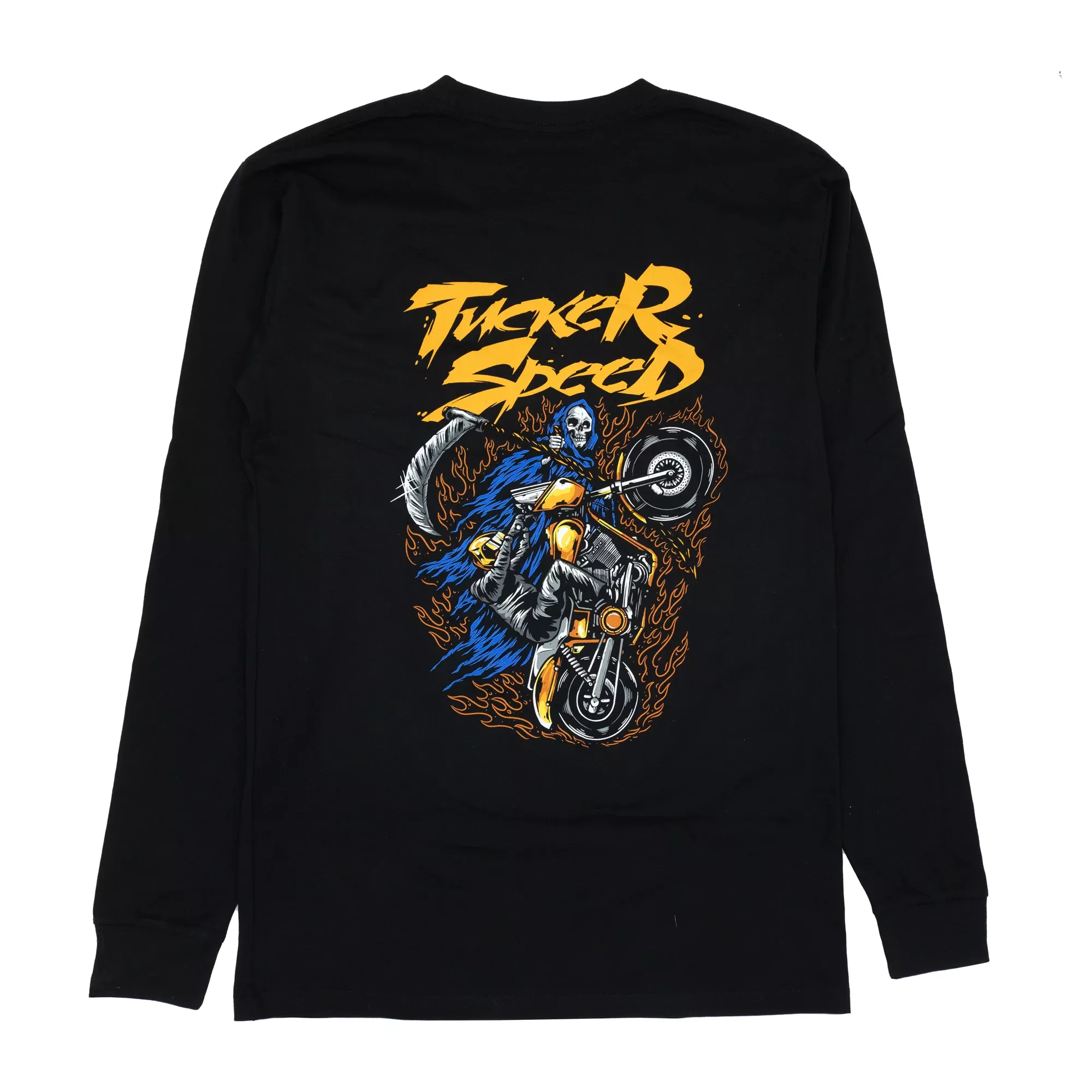 Tucker Speed Reaper Long Sleeve T-Shirt – Black
