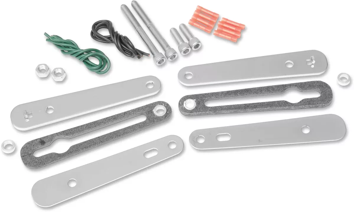 Turn Signal Relocation Kit - Dyna - Chrome