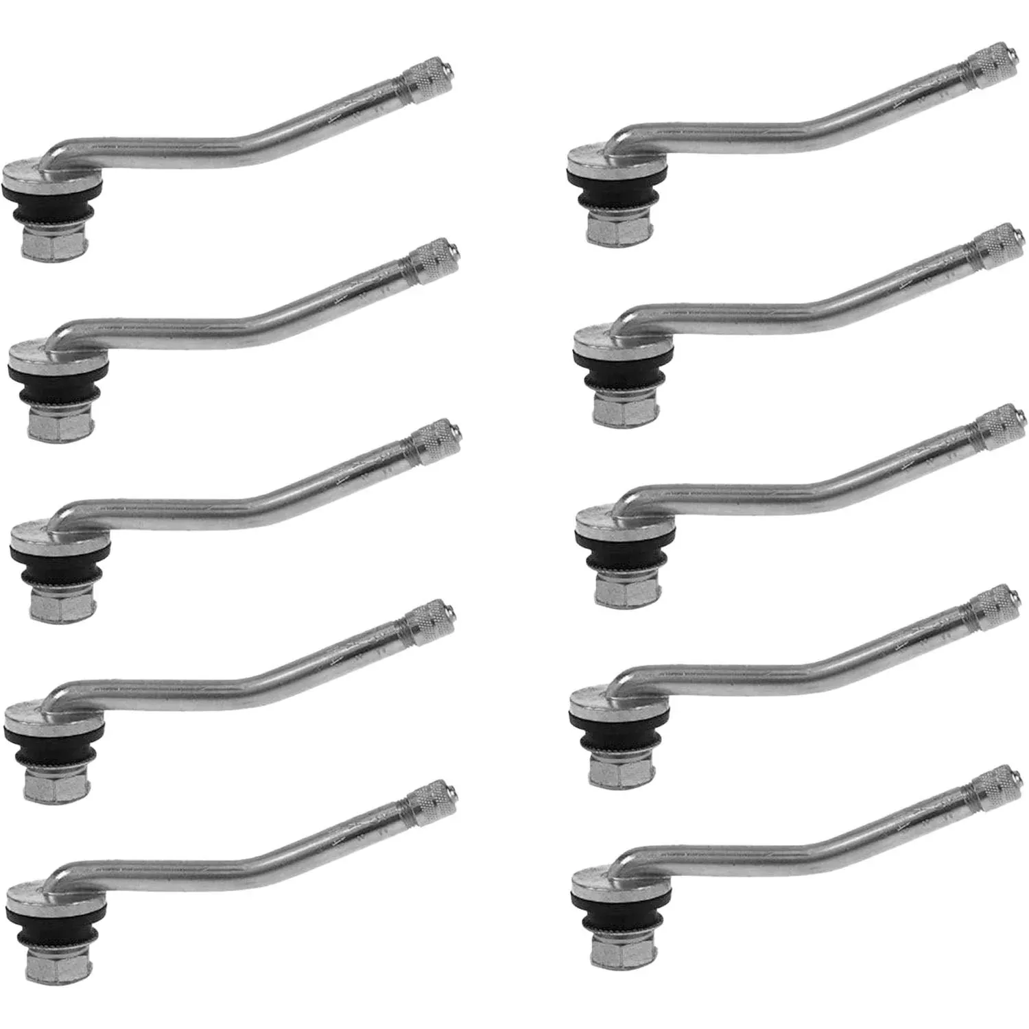 TV515 3-1/4″ Double Bend Truck Valve Stem for .625″ Valve Holes Pack of 10