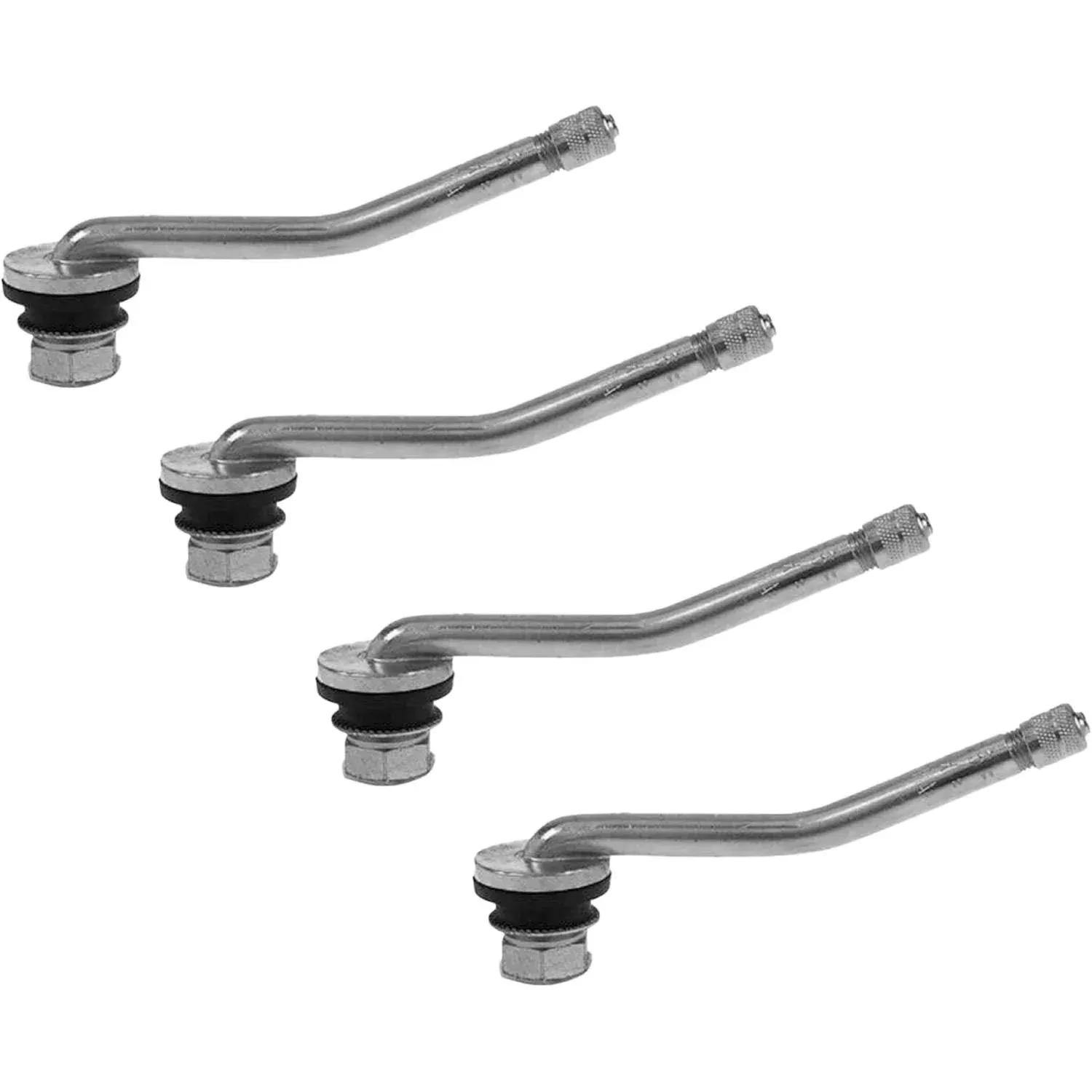TV515 3-1/4″ Double Bend Truck Valve Stem for .625″ Valve Holes Pack of 4