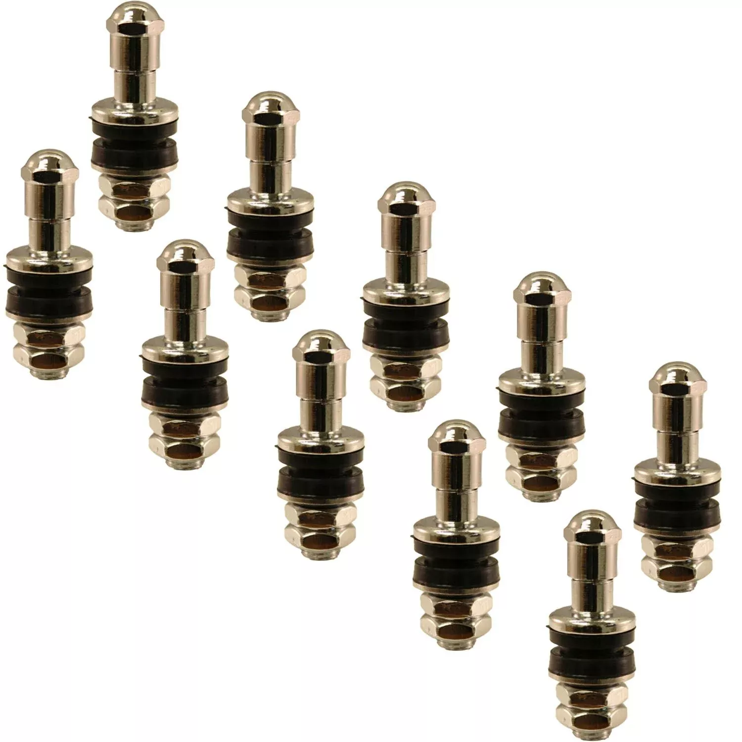 TV6010 Einky 3/4″ High Performace No Show Chrome Plated Valve Stem Pack of 10