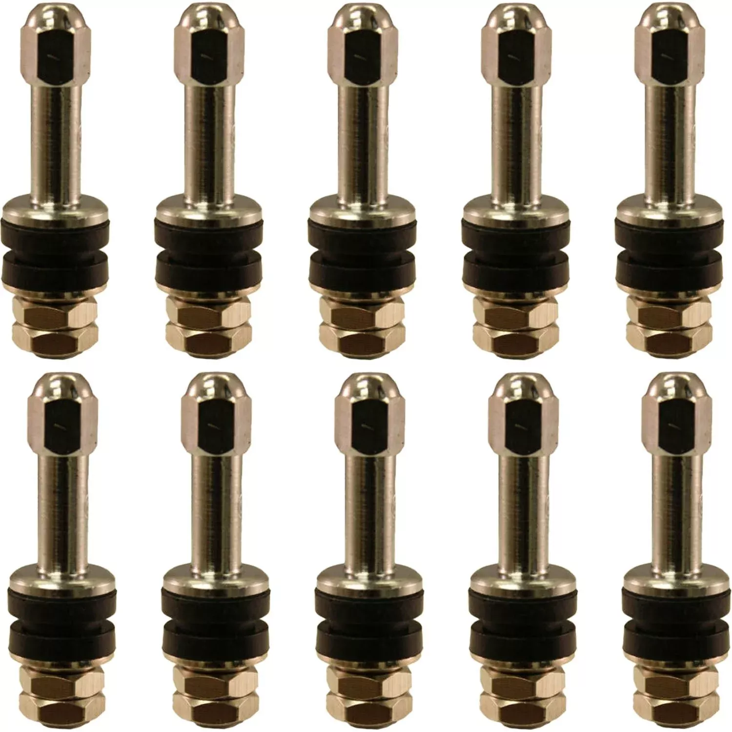 TV6040 Einky 1-3/4″ High Performance No Show Chrome Plated Valve Stem Pack of 10