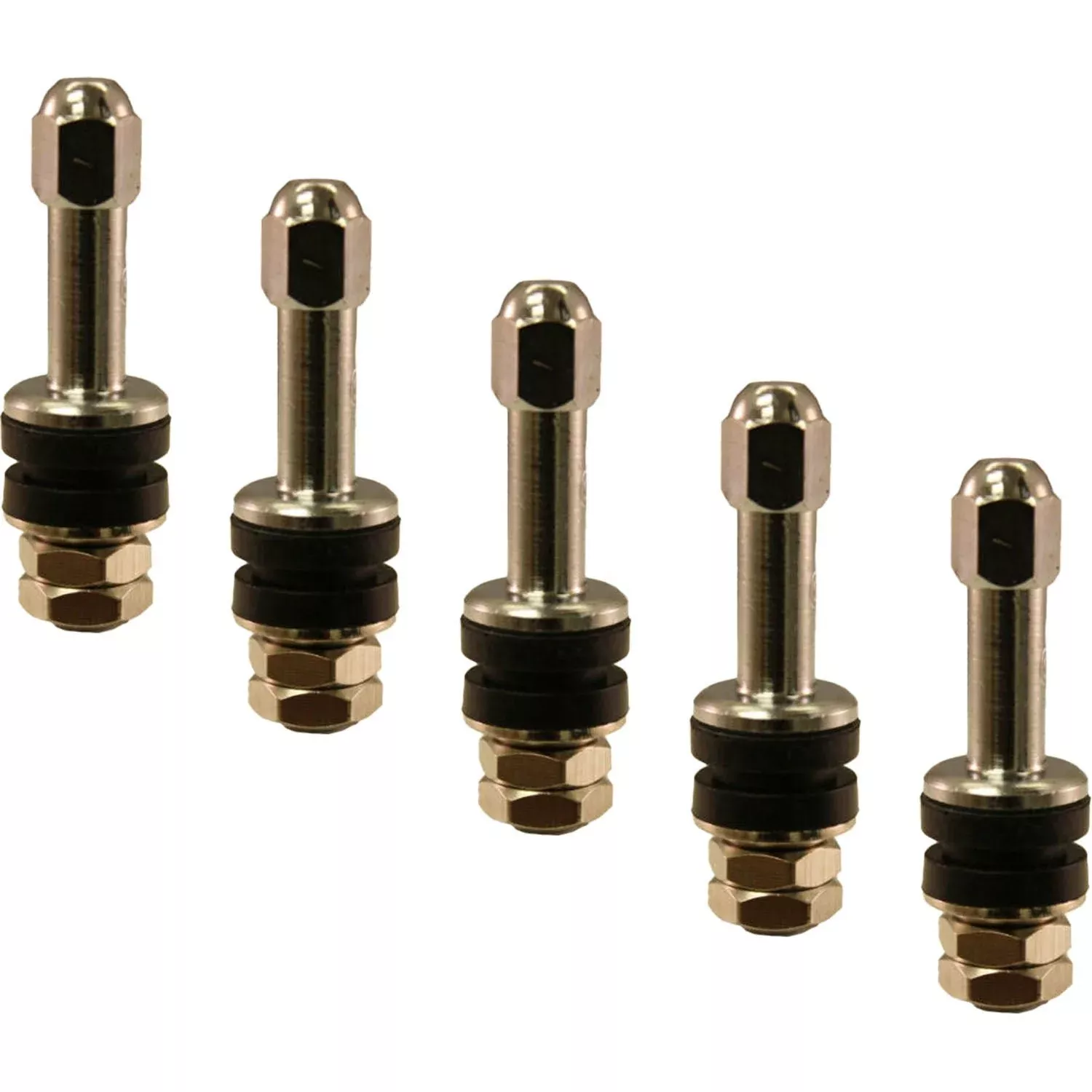 TV6040 Einky 1-3/4″ High Performance No Show Chrome Plated Valve Stem Pack of 5