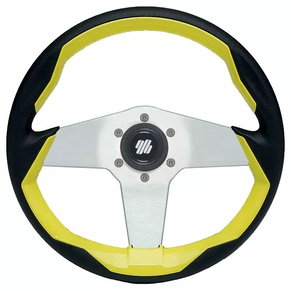 Uflex Grip YE/BK With Silver Spoke With O Cap (GRIMANI Y/S-NC)