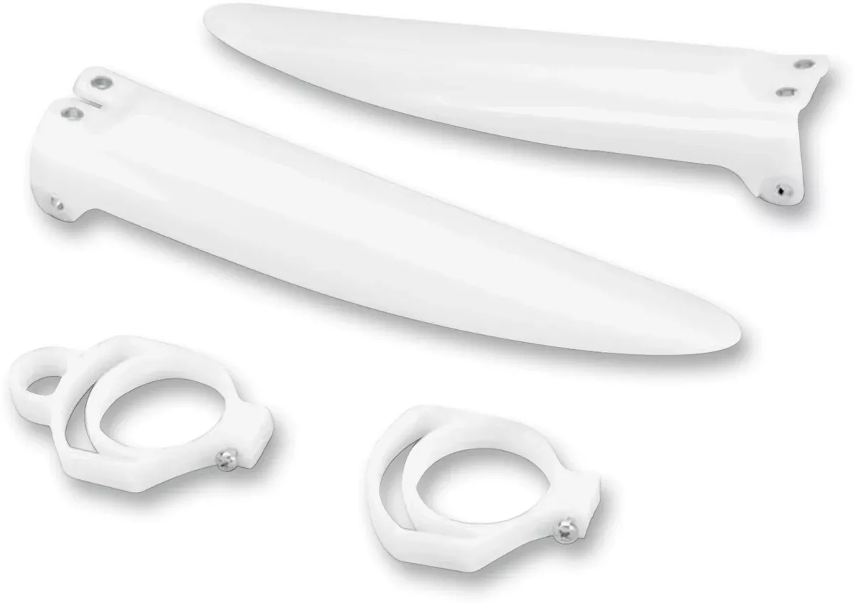 UFO Fork Tube Protectors – White – KX85/100 – ’98-’13-KA03711280