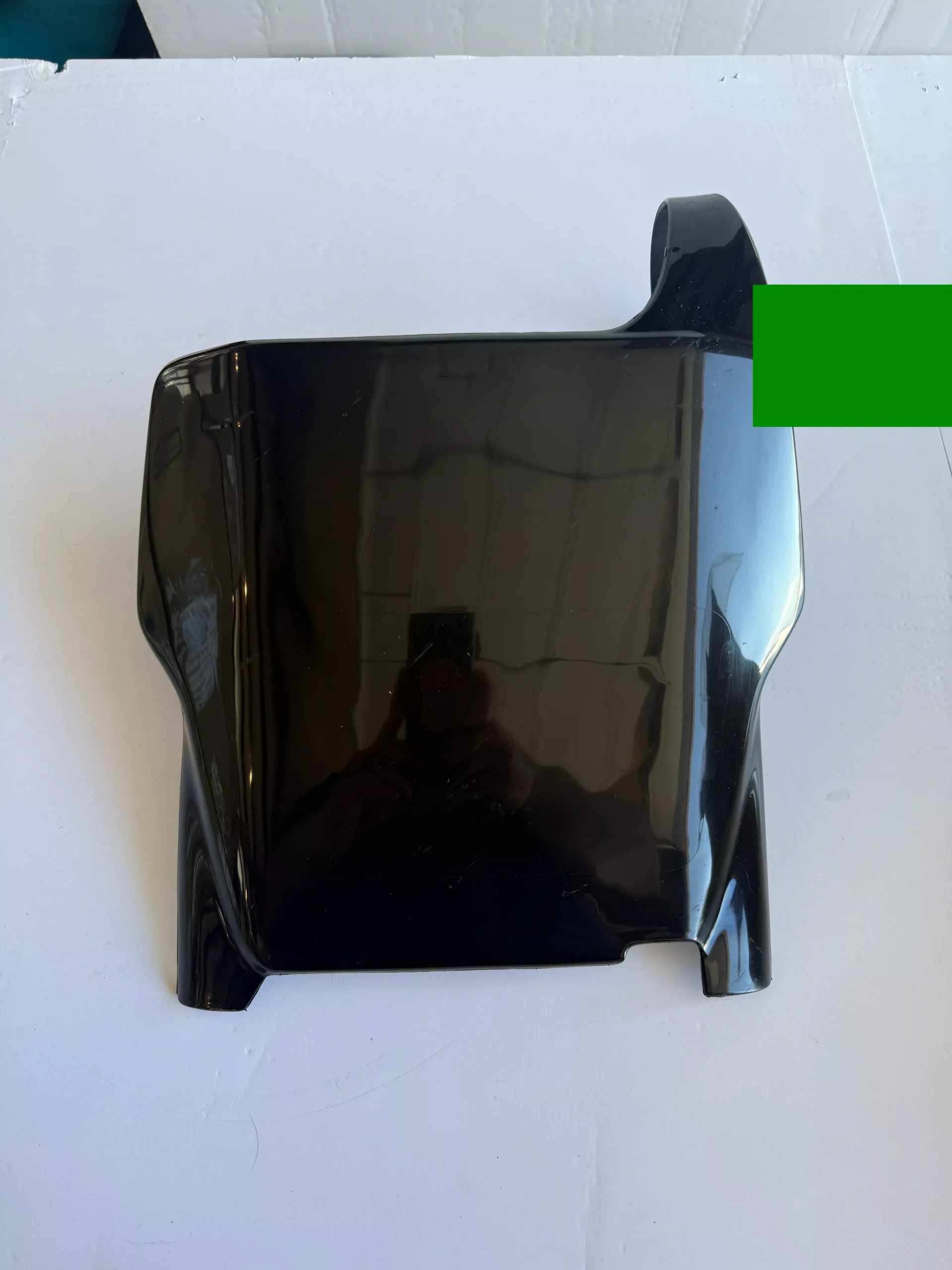 UFO HO03633-001 Front Number Plate Black For Honda CRF450R 2004-2007