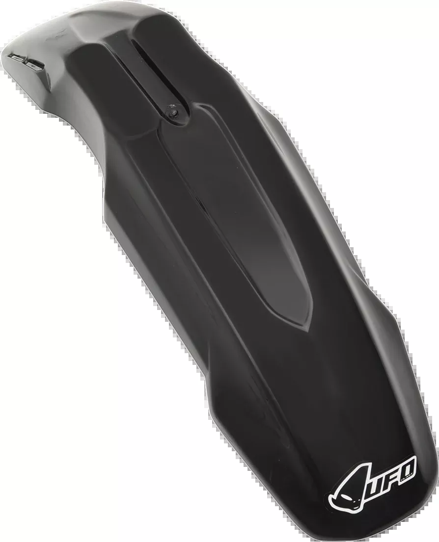 UFO Universal Supermoto Front Fender - Black-PA01029-001