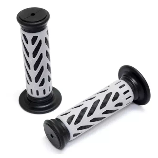 Universal ATVs & PWC Rubber Comfort Hand Grips (7/8") - Grey