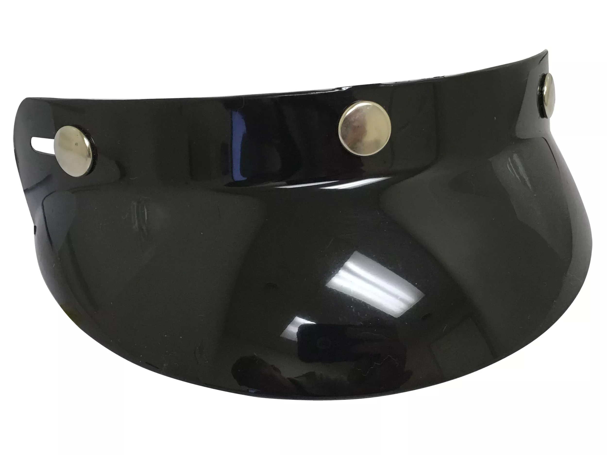 Universal Black Plastic Helmet Visor