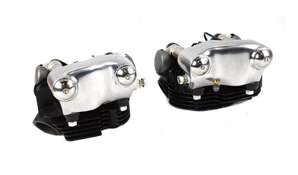 V-Twin Mfg. Cylinder Head Set For Harley Knucklehead 1936-1947