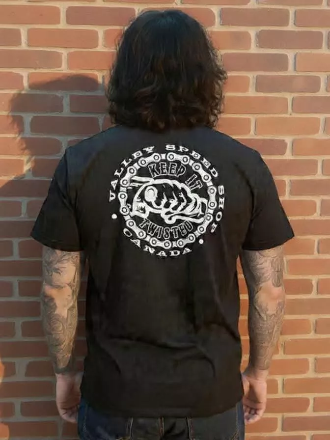 VALLEY SPEED SHOP MENS TWISTED CHAIN TEE SHIRTS