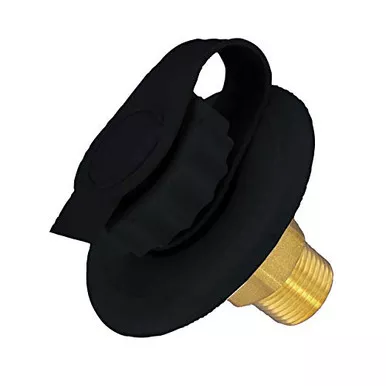 Valterra A0170SBKVP Black Water Inlet Plug with Strap